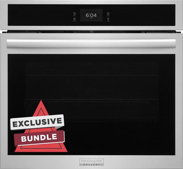 30" Single Electric Wall Oven with Stone-Baked Pizza, Includes Free Air Fry Tray - GCWS3070AF-A1