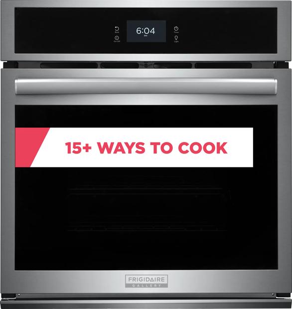 27" Single Electric Wall Oven with 15+ Ways to Cook - GCWS2767AF