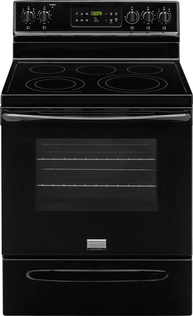 30" Freestanding Electric Range Black-CGEF3035RB
