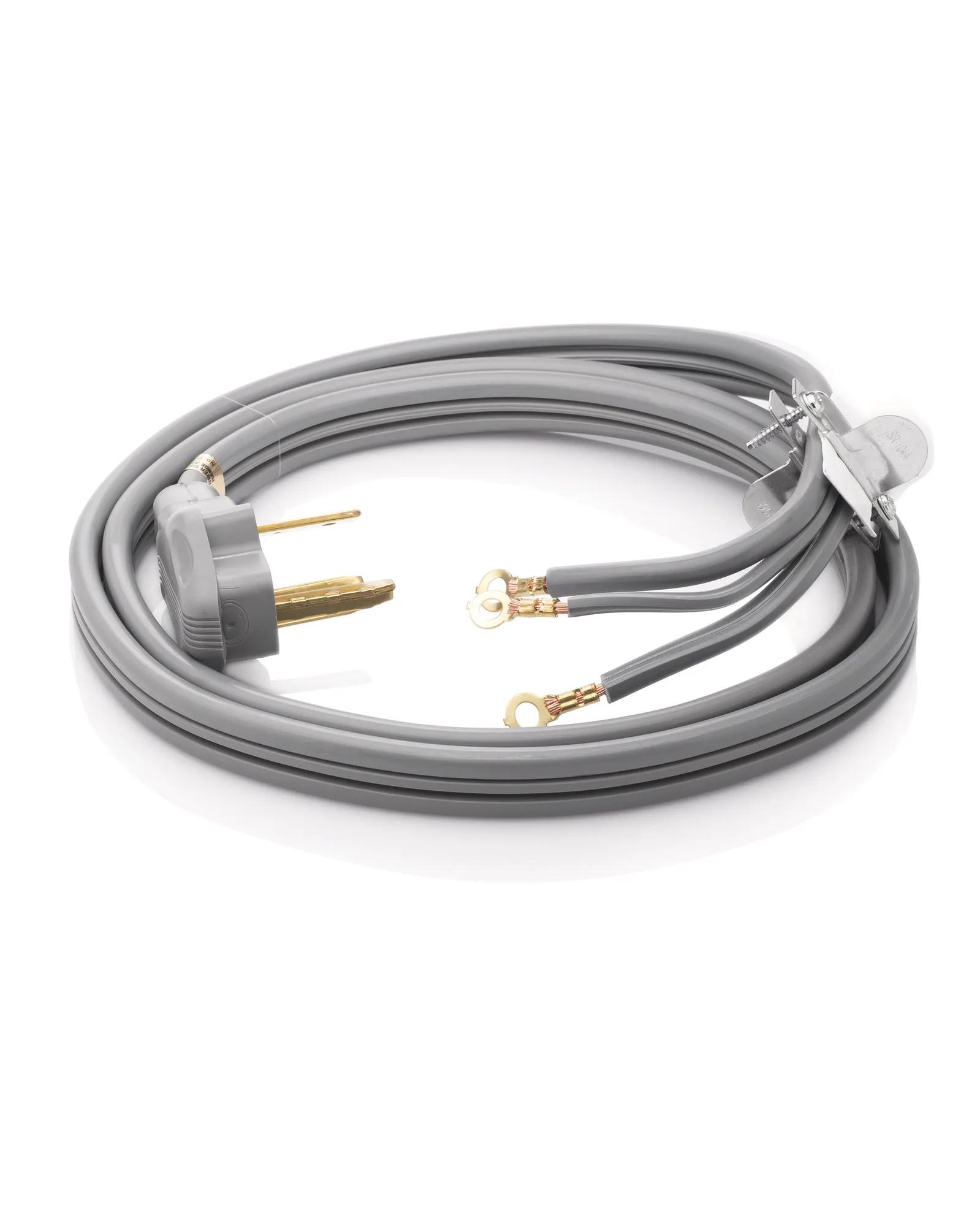 6' Long 3 Wire 30 AMP 240 Volt Dryer Cord