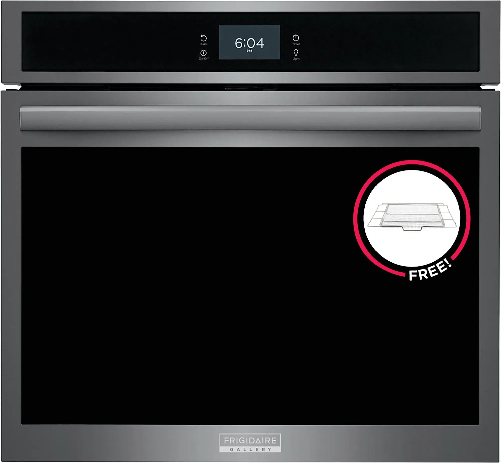 30" Single Electric Wall Oven with 15+ Ways To Cook, Includes Free Air Fry Tray