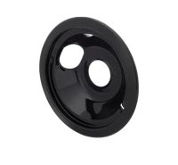 6" Black Porcelain Drip Bowl