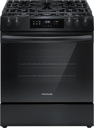 30" Gas Range with Steam Clean — Black (FCFG3062AB)