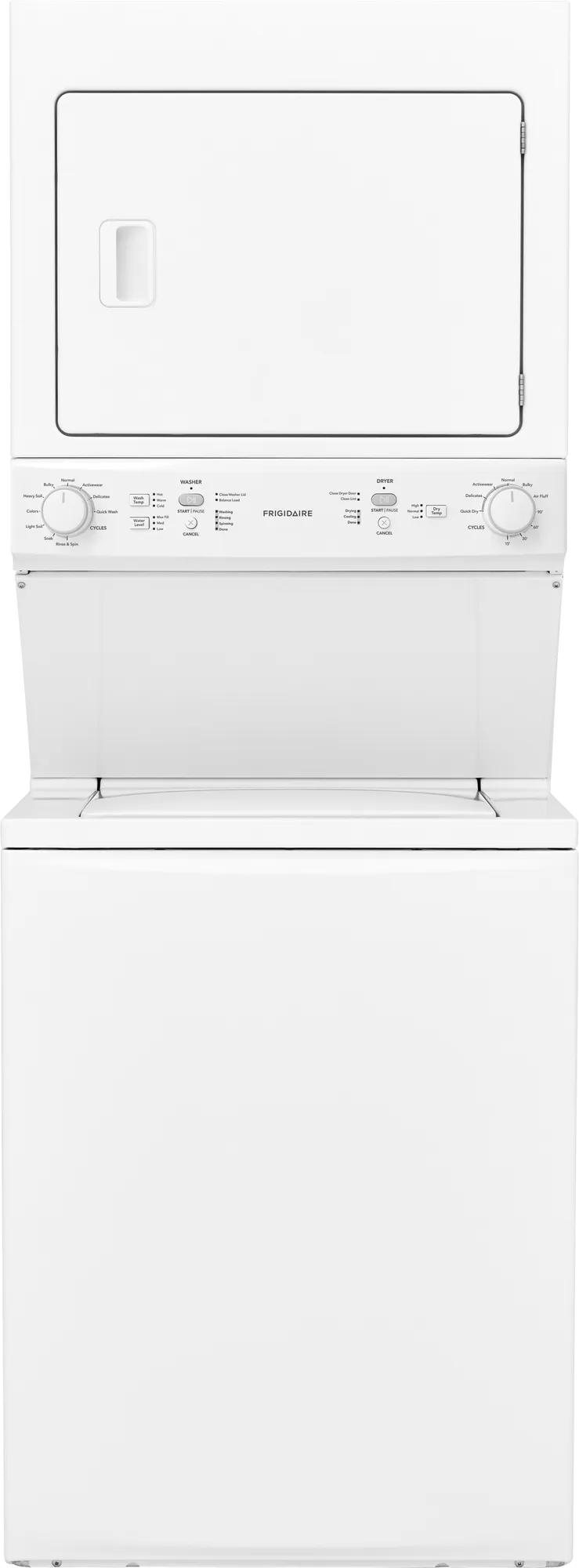 Electric Washer/Dryer Laundry Center - 3.9 Cu. Ft Washer and 5.5 Cu. Ft. Dryer