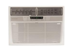 8,000 BTU Window-Mounted Room Air Conditioner with Supplemental Heat