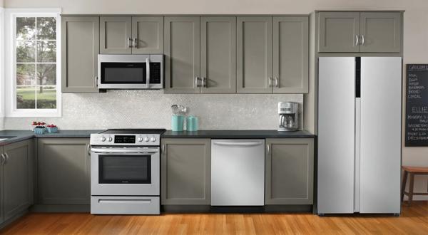 Frigidaire FRSG2115AV 21.4 CuFt SBS Fridge - B. Steel on Fridge.com