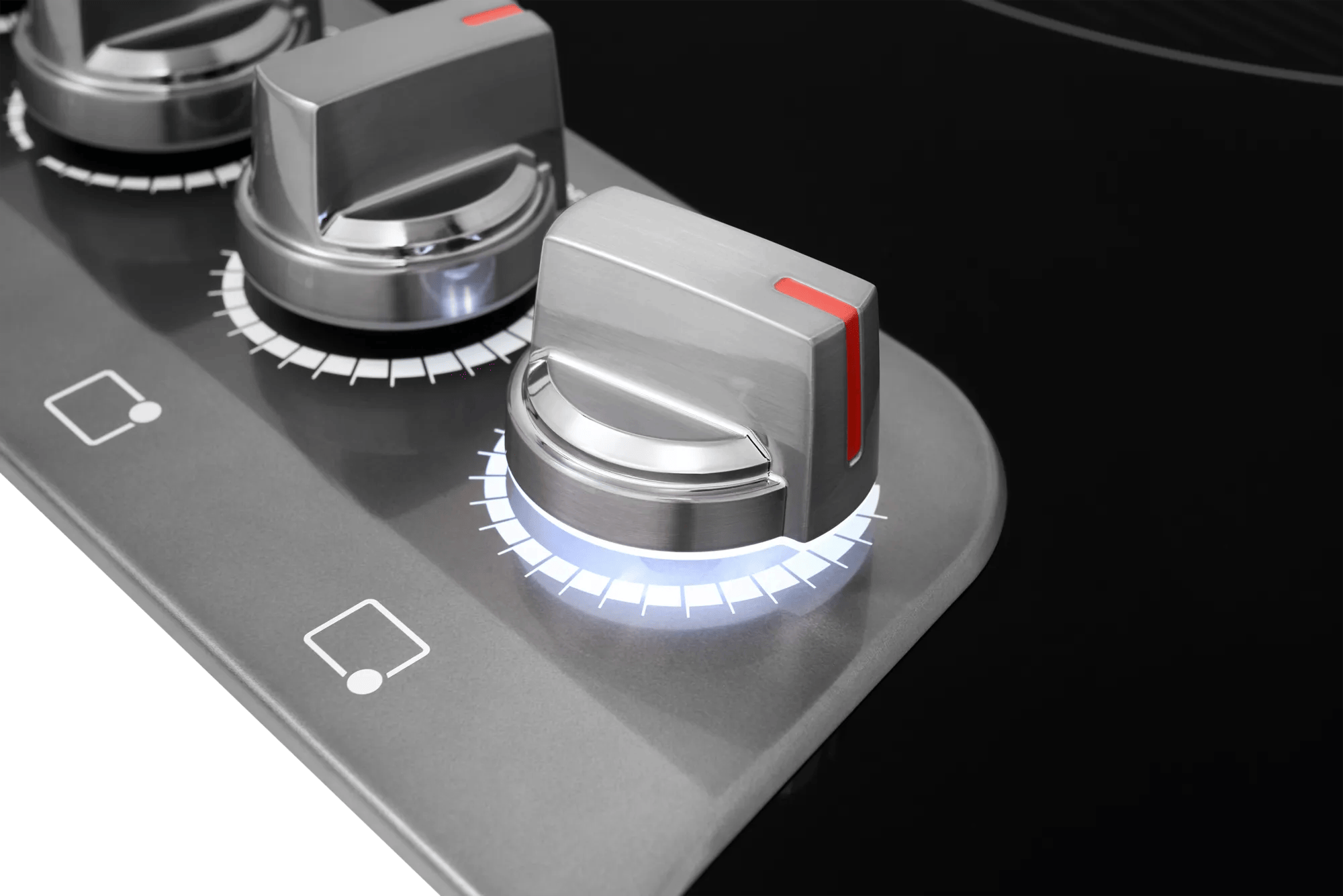 Backlit LED Knobs