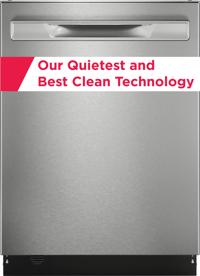 24" Stainless Steel Tub Dishwasher with CleanBoost™ and Adaptive Quick Wash