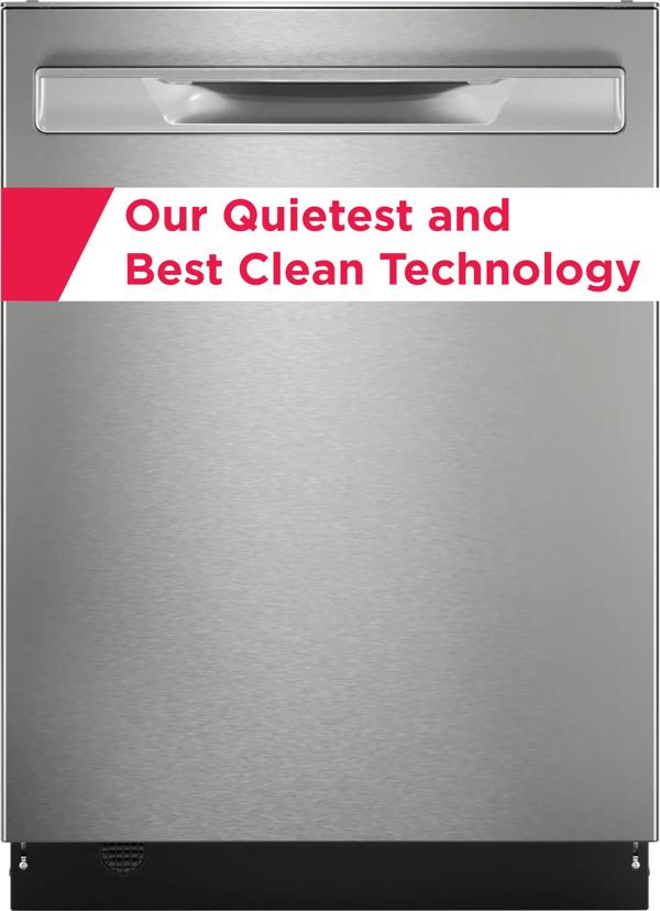 24" Stainless Steel Tub Dishwasher with CleanBoost™ and Adaptive Quick Wash