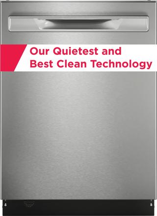 24" Stainless Steel Tub Dishwasher with CleanBoost™ and Adaptive Quick Wash (GDSP4735AF)