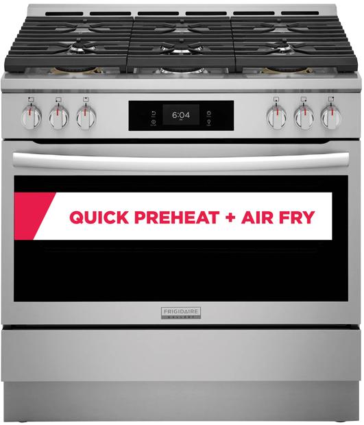 36" Dual-Fuel Range with Air Fry - GCFD3661AF