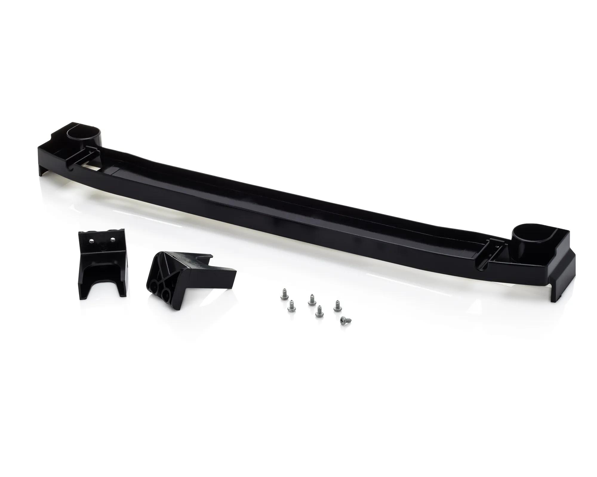 Black Front-load Laundry Stacking Kit