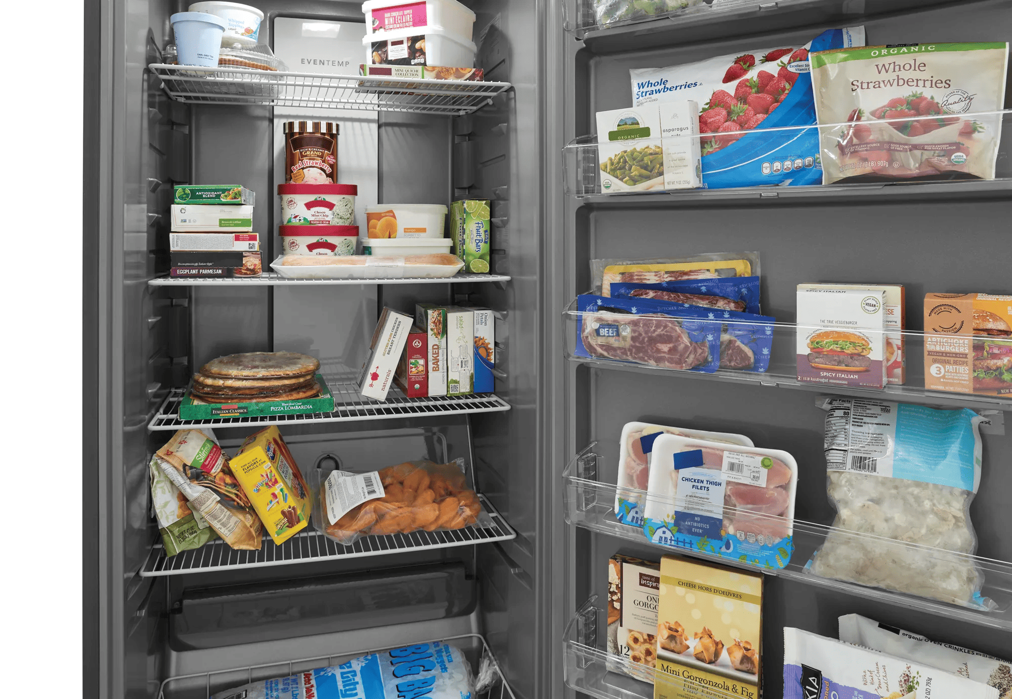 20 Cu. Ft. Garage Ready Upright Freezer Stainless Steel-FFUE2022AF