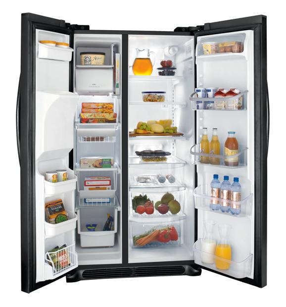 26 Cu. Ft. Side-by-Side Refrigerator Ebony Black-LGHS2667KE