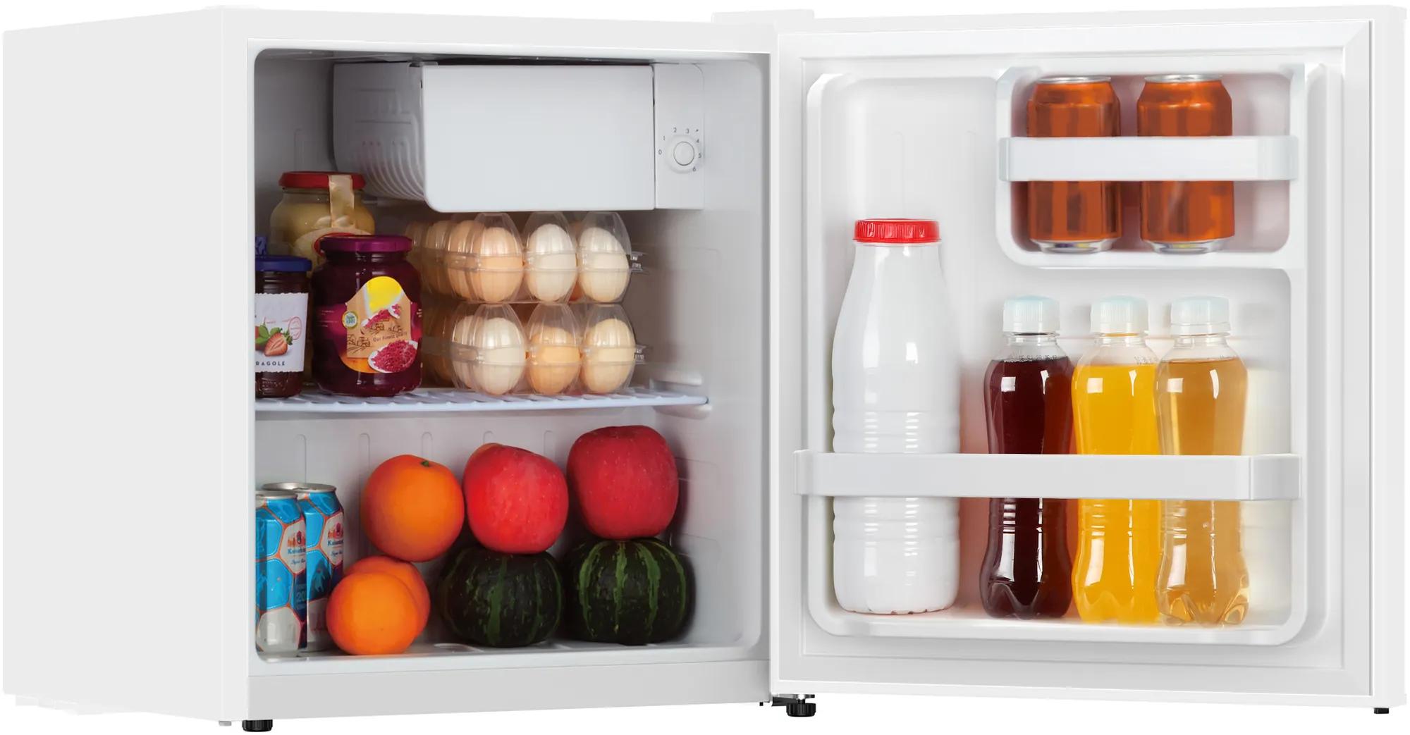 1.6 Cu. Ft. Retro Compact Refrigerator with Built-In Side Bottle