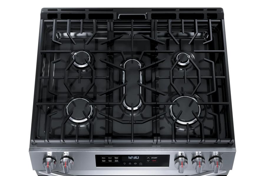 Five Burner Cooktop