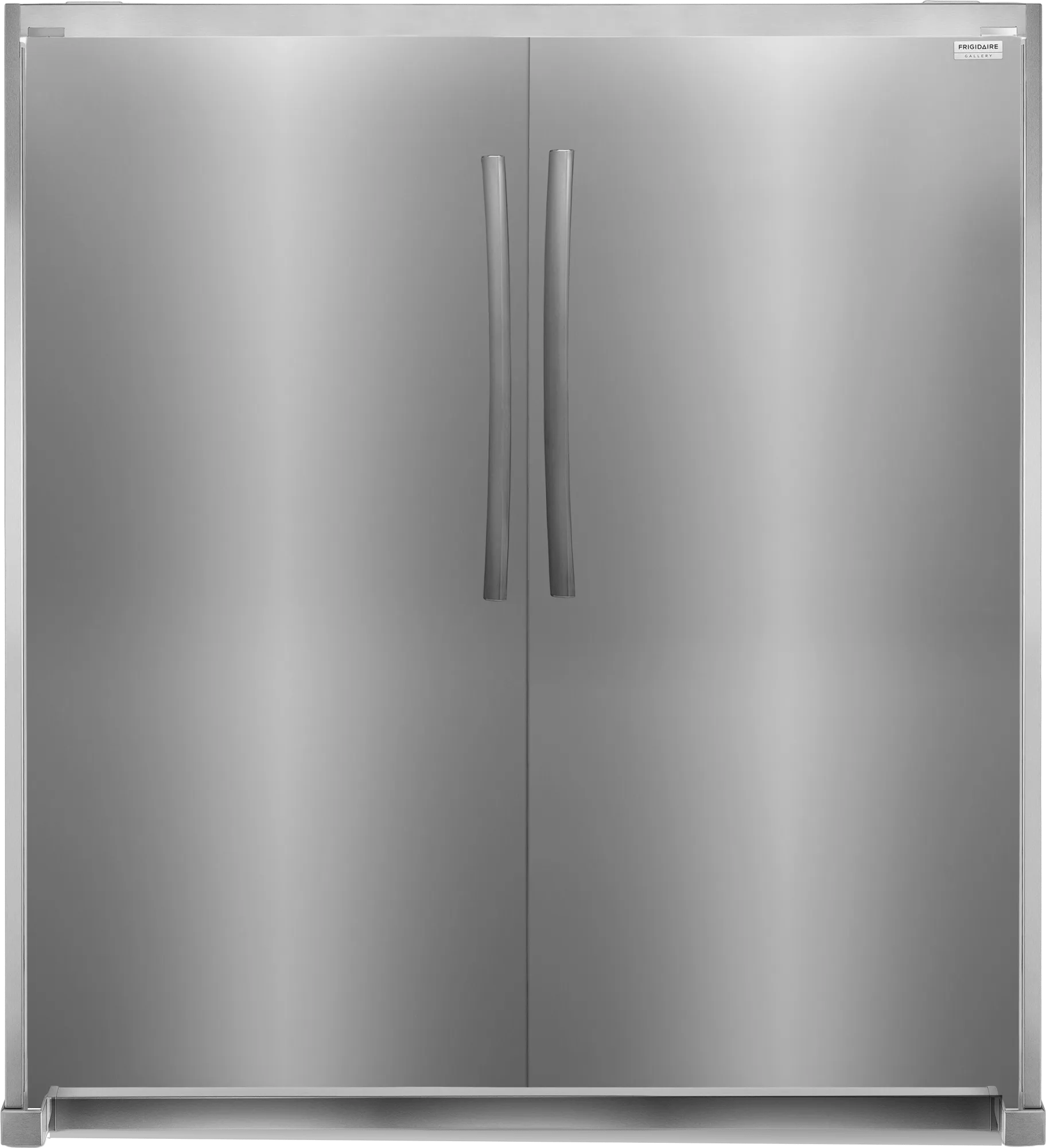 Stainless Side-by-Side Column Refrigerator & Freezer with 75" Flat Trim Kit
