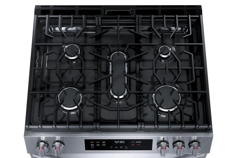 Five Burner Cooktop
