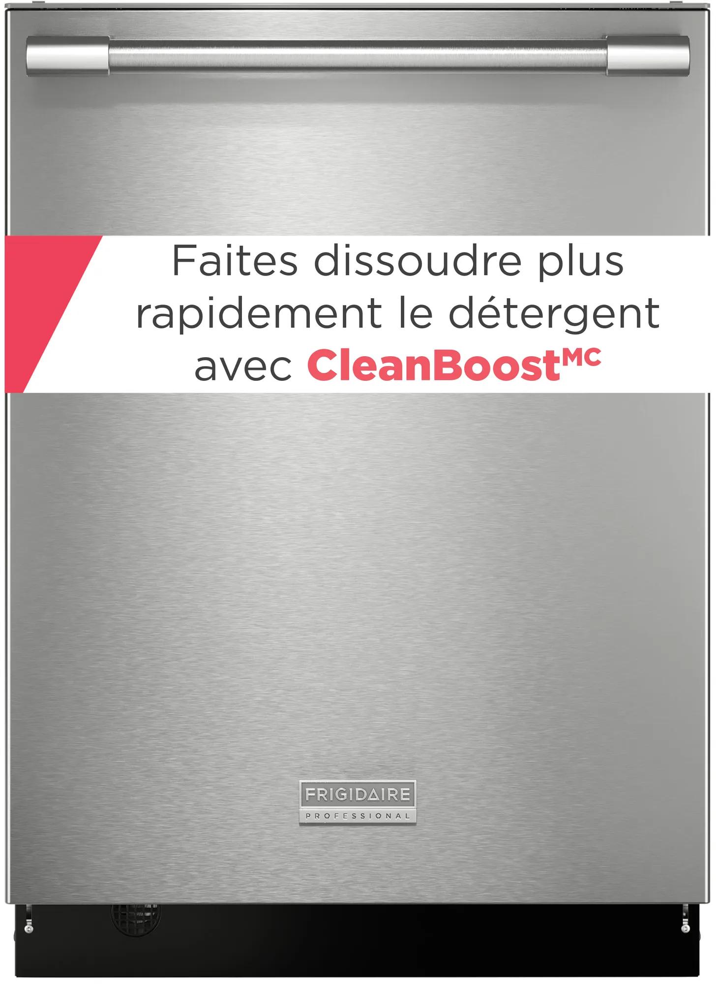 24" Stainless Steel Tub Built-In Dishwasher with CleanBoost™