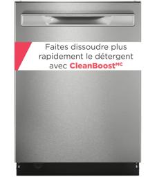 Frigidaire Gallery Lave-vaisselle encastré en acier inoxydable de 24 po avec CleanBoost<sup>MC</sup>