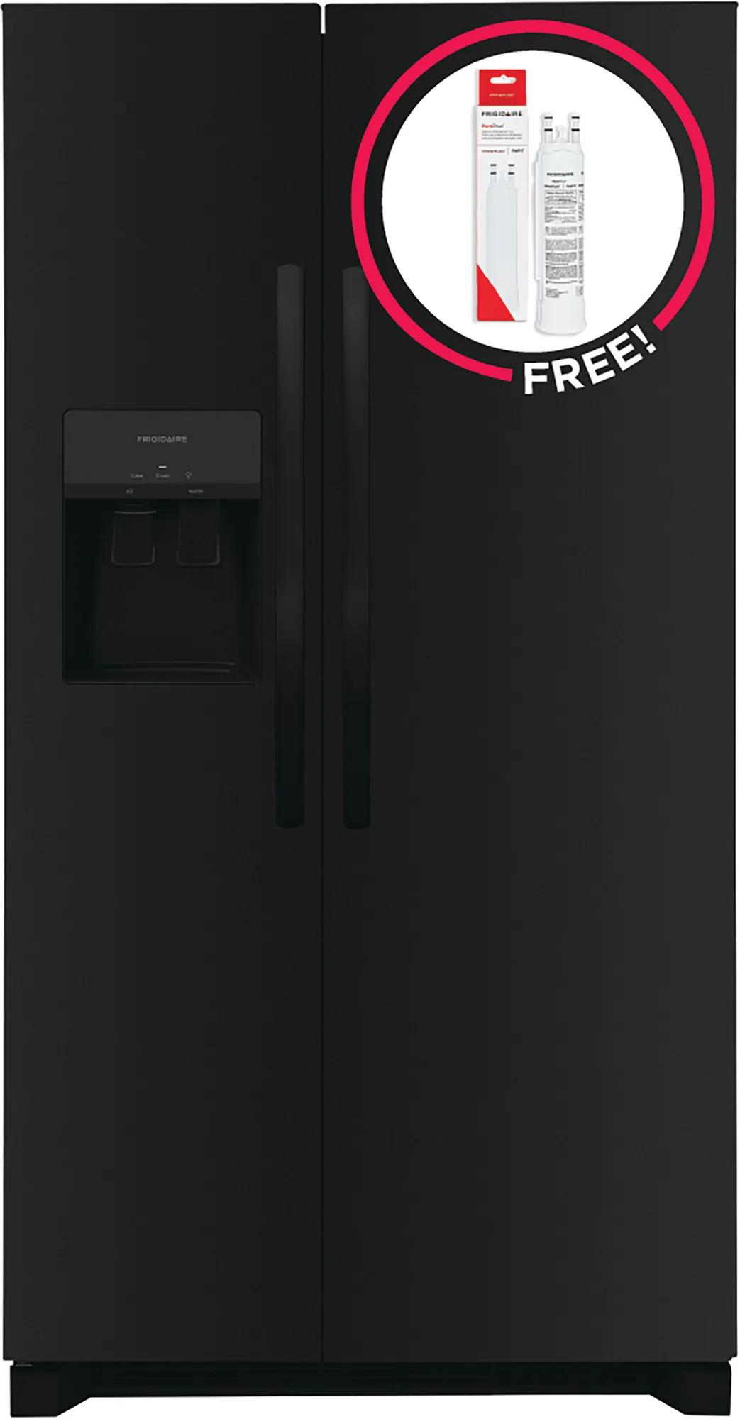 26 Cu. Ft. 36” Standard-Depth Side-by-Side Refrigerator with Free Additional Water and Ice Filter