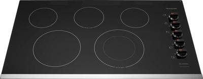 36" Electric Cooktop — Stainless Steel