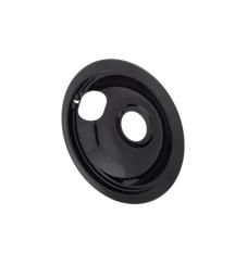 Smart Choice Cuvette ramasse-gouttes en porcelaine de 6 po noire