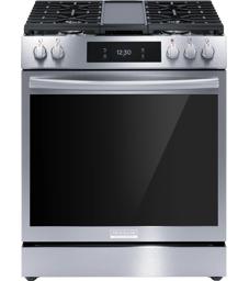 Frigidaire Gallery Cuisinière à gaz à commande frontale de 30 po avec convection totale