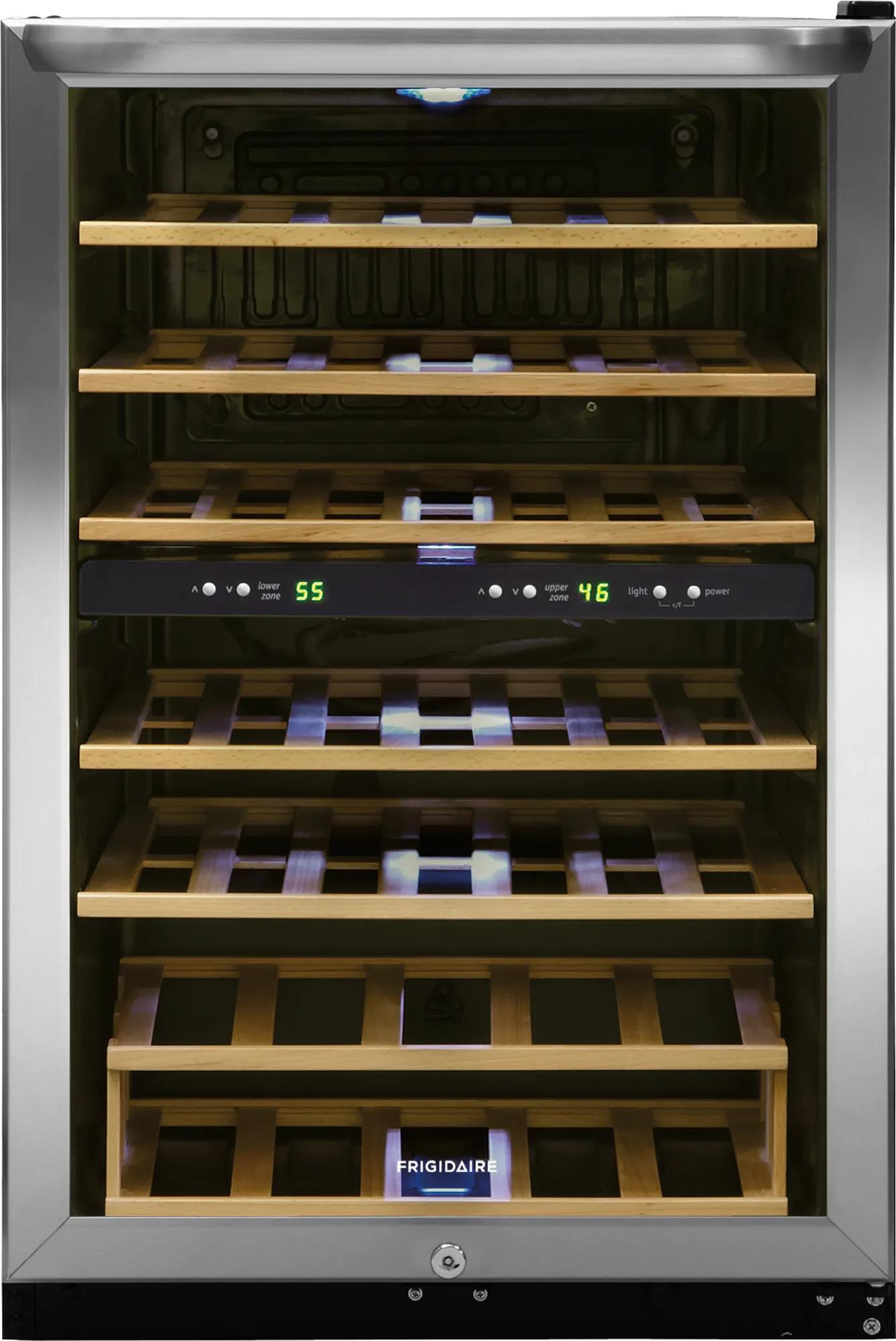 38 Bottle Two-Zone Wine Cooler