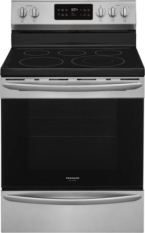 30" Freestanding Electric Range with Steam Clean