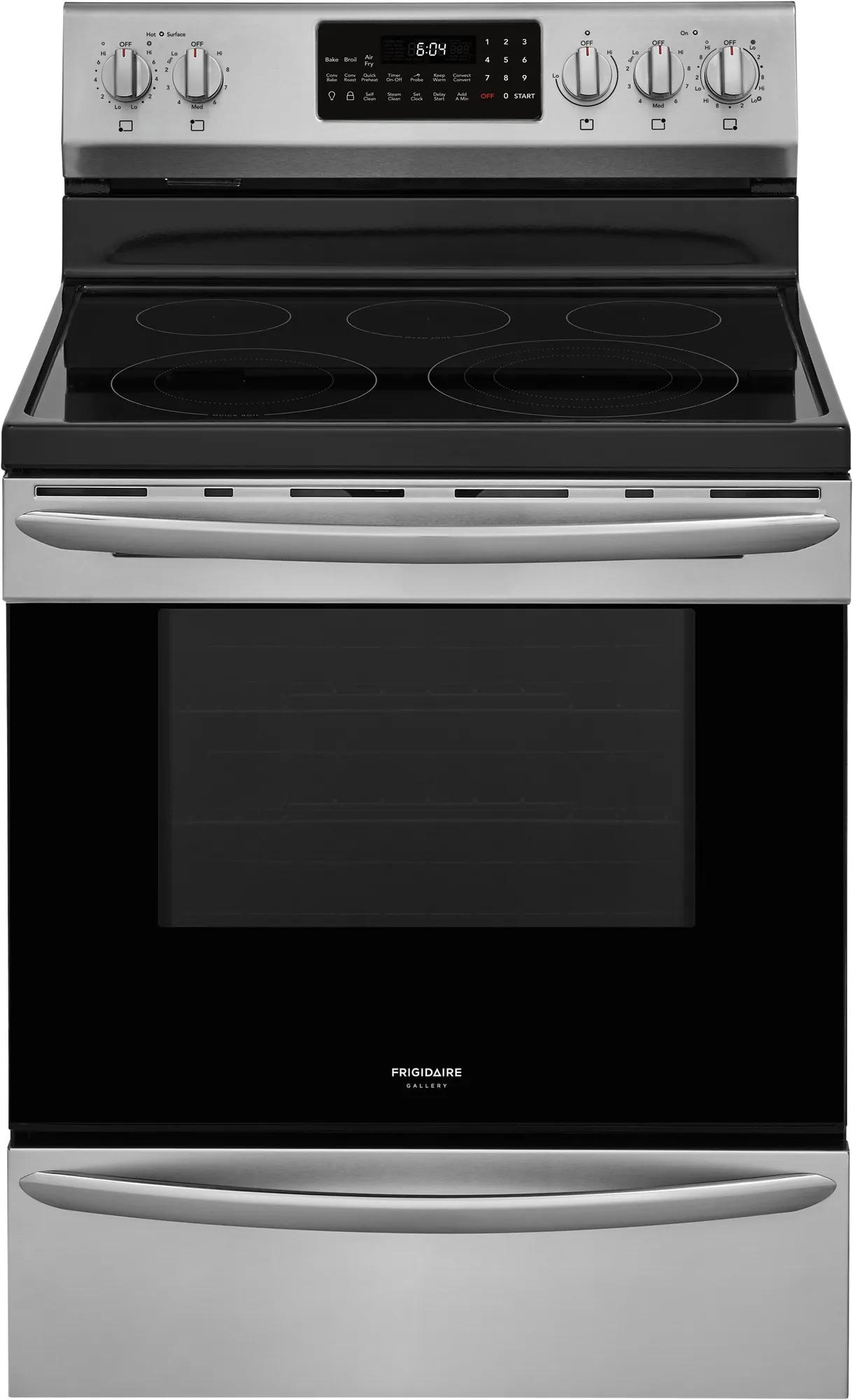 30" Freestanding Electric Range with Air Fry