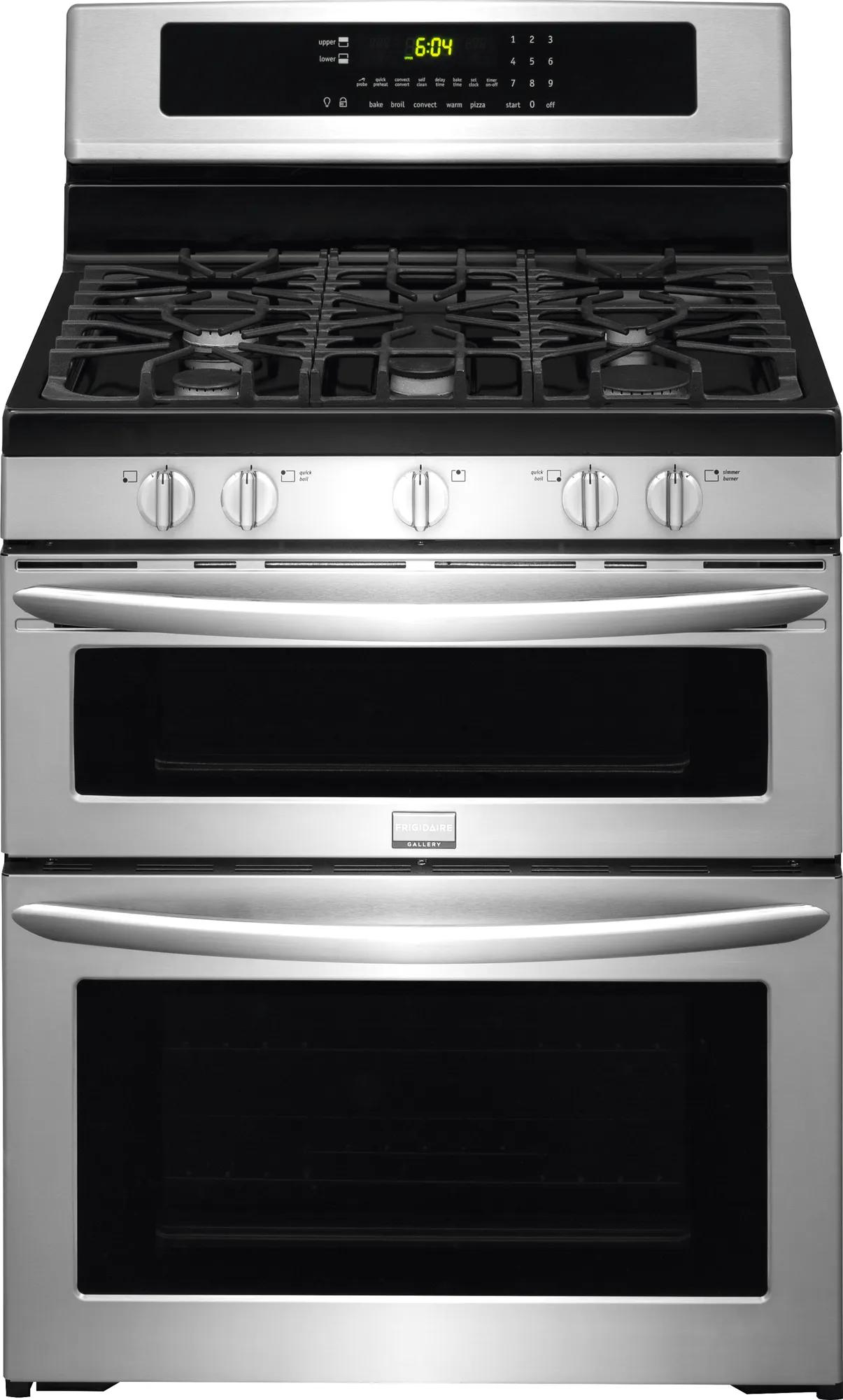 30" Freestanding Gas Double Oven Range