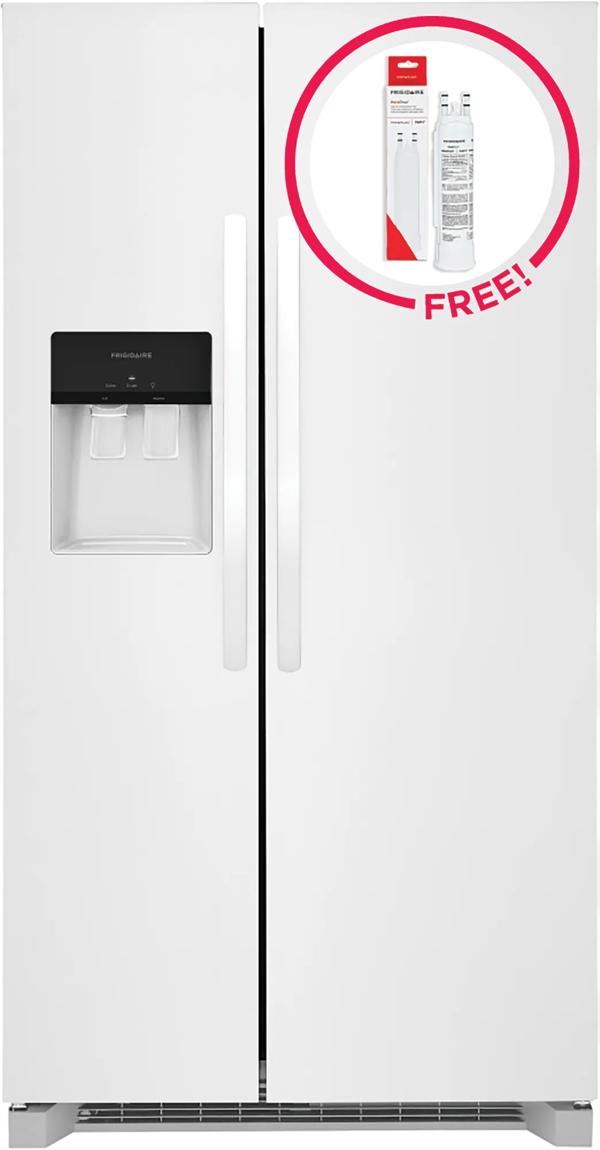 26 Cu. Ft. 36” Standard-Depth Side-by-Side Refrigerator with Free Additional Water and Ice Filter
