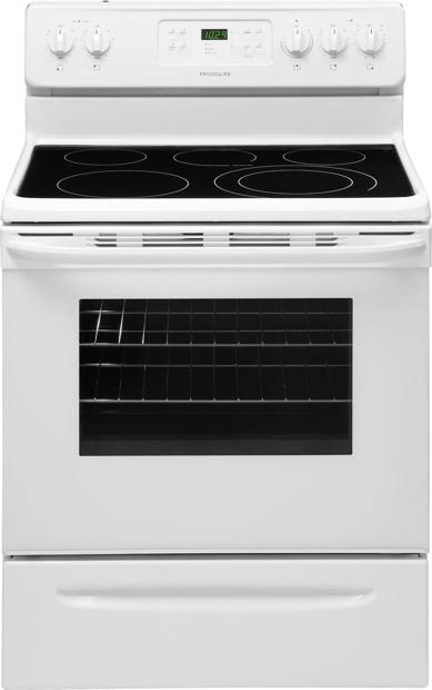 30" Freestanding Electric Range White-CFEF3020LW