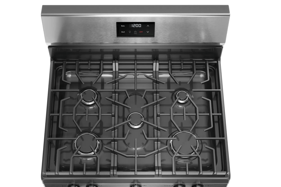 Five Burner Cooktop