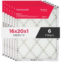 PureAir®   16" x 20" x 1" MERV 11 Premium Allergen Air Filter - 6 Pack