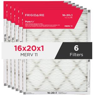 PureAir®   16" x 20" x 1" MERV 11 Premium Allergen Air Filter - 6 Pack