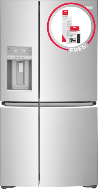 22 Cu. Ft. Counter-Depth 4-Door Refrigerator with Free Additional Filter Kit - GRQC2255BF-C2