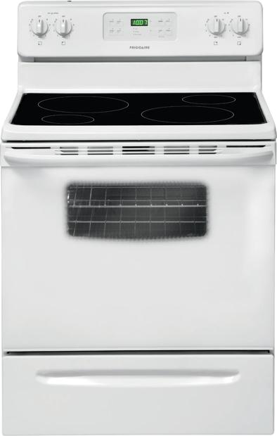 30" Freestanding Electric Range White-CFEF3014LW