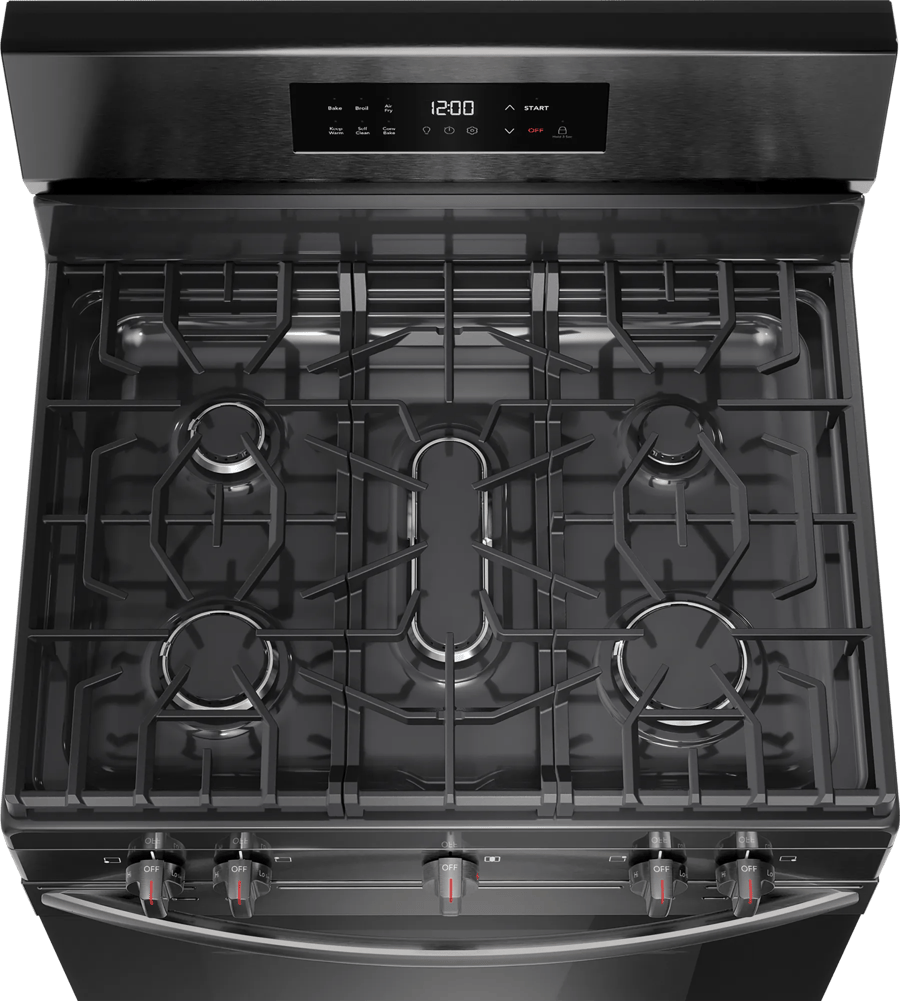 Five Burner Cooktop