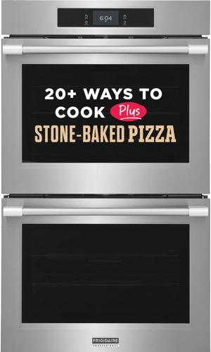 30" Double Wall Oven with Stone-Baked Pizza Mode