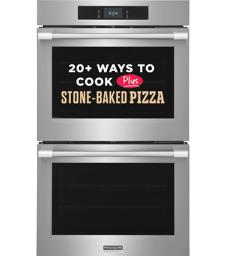 Frigidaire Professional 30'' Double Wall Oven with Stone-Baked Pizza