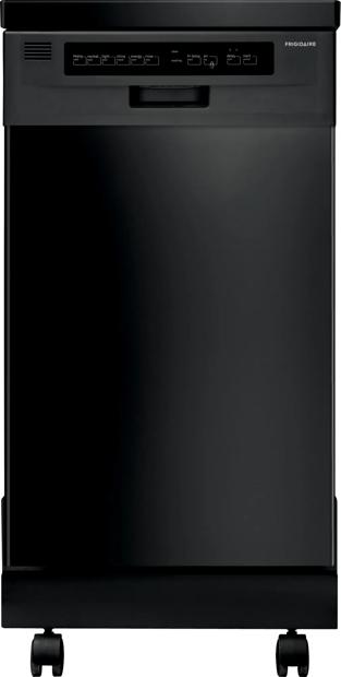 18" Portable Dishwasher Black-FFPD1821MB