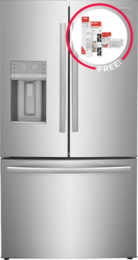 23 Cu. Ft. Counter-Depth 4-Door French Door Refrigerator with Free Additional Filter Kit