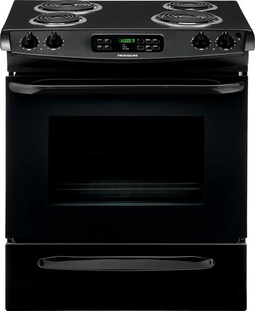 30" Slide-In Electric Range Black-FFES3015PB
