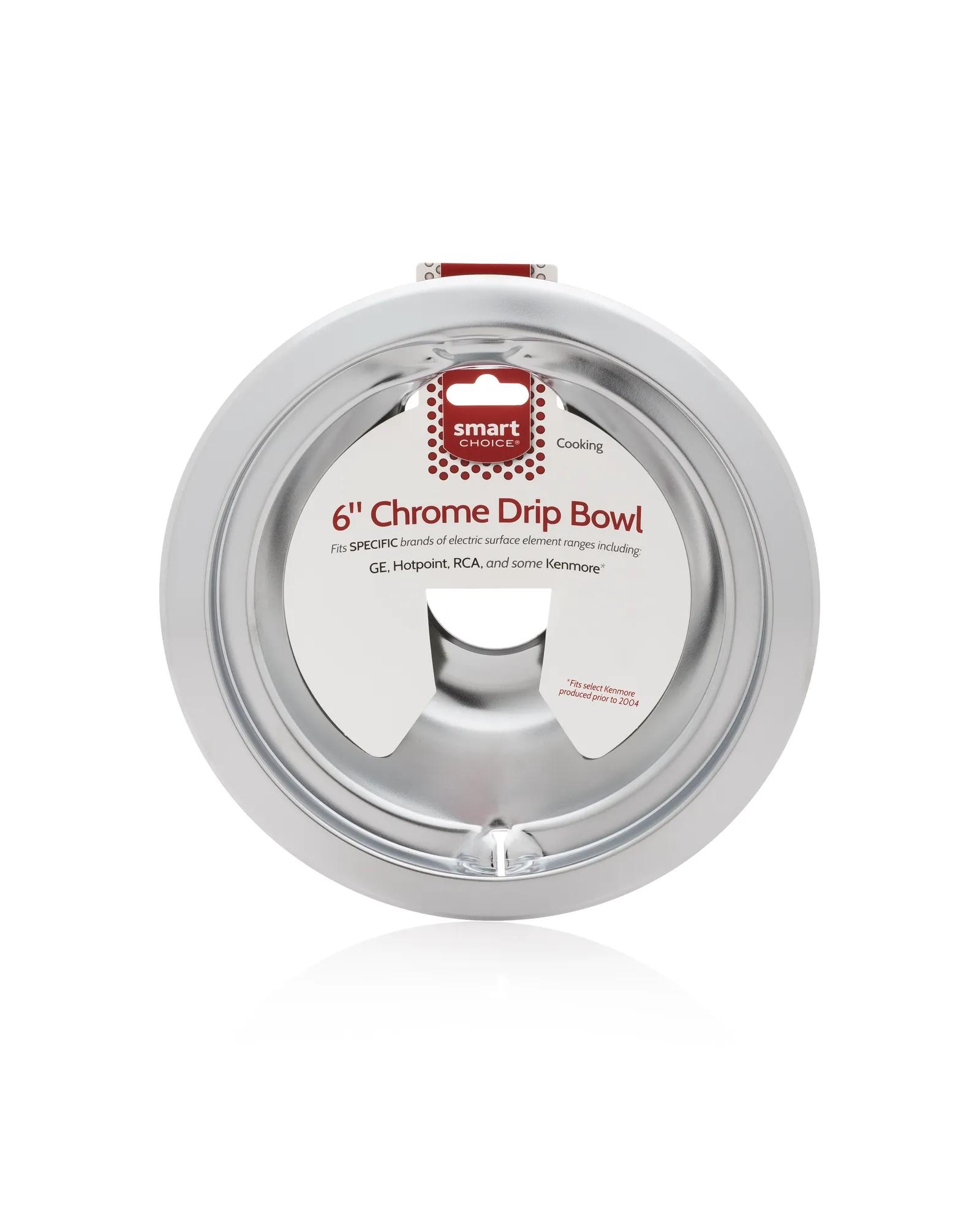 6" Chrome Drip Bowl, Fits Specific