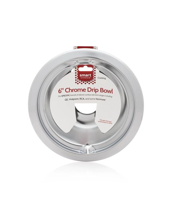 6" Chrome Drip Bowl, Fits Specific
