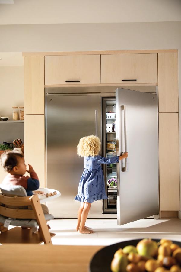 Electrolux EI33AR80WS 19 Cu. Ft. 33 inch Counter-Depth Stainless Steel Refrigerator on Fridge.com
