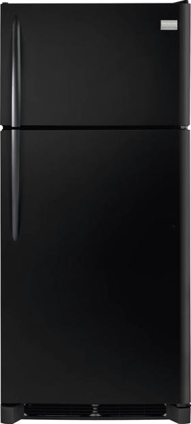 Custom-Flex™ 18.1 Cu. Ft. Top Freezer Refrigerator Ebony Black-FGTR1845QE
