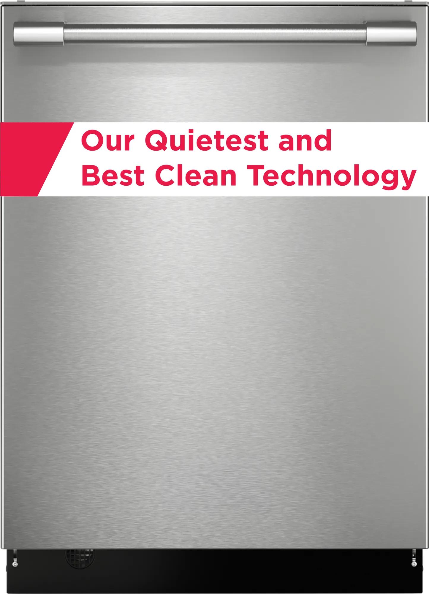 24" Stainless Steel Tub Dishwasher with CleanBoost™ and Adaptive Quick Wash